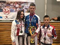 Брюховецкие каратисты выступили в составе сборной России на  международных соревнованиях 
