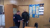 В Брюховецком районе общественник проверил работу дежурной части 