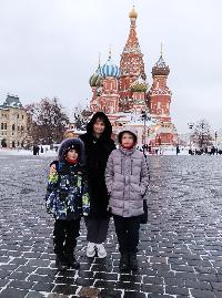 Экскурсию по Москве провели для семьи Денисовых из Брюховецкого района.