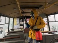 Место повышенной опасности: как дезинфицируют общественный транспорт в Брюховецком районе