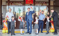 В Брюховецкой средней школе № 3 открыли новый корпус начальной школы на 400 мест