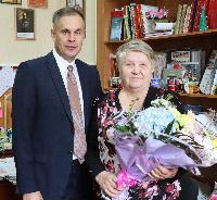 Сегодня свой день рождения отмечает почетный гражданин Брюховецкого района Любовь Редька