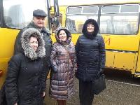 В Брюховецкий район передали новый школьный автобус