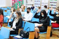 В Брюховецком районе подвели итоги работы Совета молодых депутатов в 2021 году