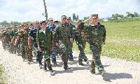 На Казачьем острове проходят военно-полевые сборы