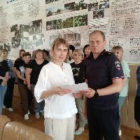 Полицейские провели беседы с трудовыми коллективами по профилактике мошенничества