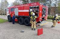 Пожарные провели учения в селе Свободном