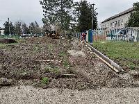 В центре Чепигинской приступили к обустройству сквера 