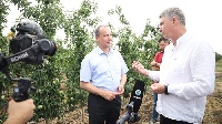 Председатель ЗСК Юрий Бурлачко посетил с рабочим визитом Брюховецкий район