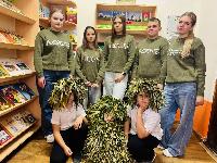 Учащиеся школы №2 научились плести маскировочные сети