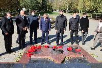 Жители Брюховецкого района почтили память солдат и офицеров, в боях за освобождение Кубани