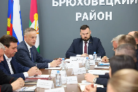 Вице-губернатор Кубани Александр Агибалов с рабочим визитом побывал в Брюховецком районе