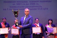 В Брюховецком районе наградили победителей Жатвы - 2023