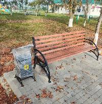 В Новом Селе продолжается благоустройство территории Аллеи памяти